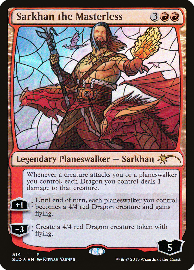 Sarkhan the Masterless (SLD-514) - Secret Lair Drop Foil
