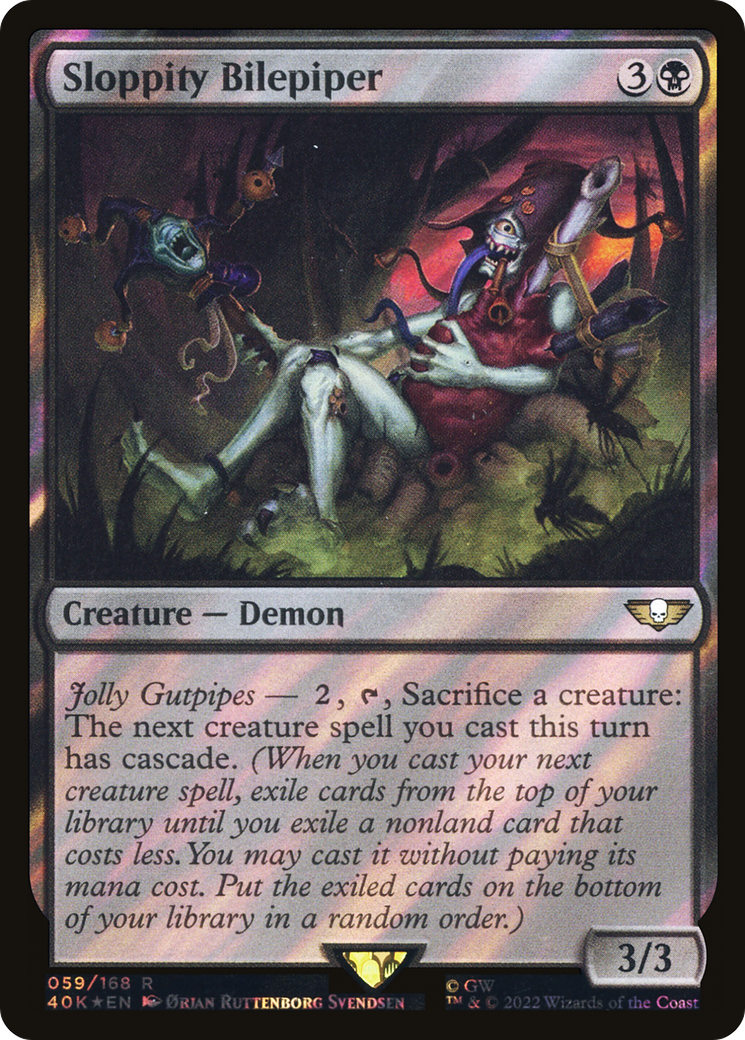 Sloppity Bilepiper (40K-59★) - Warhammer 40,000 Commander Foil