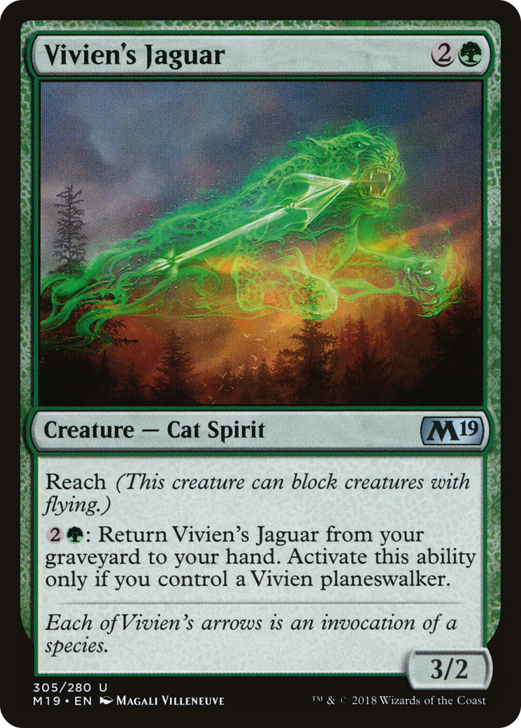 Vivien's Jaguar (M19-305) - Core Set 2019