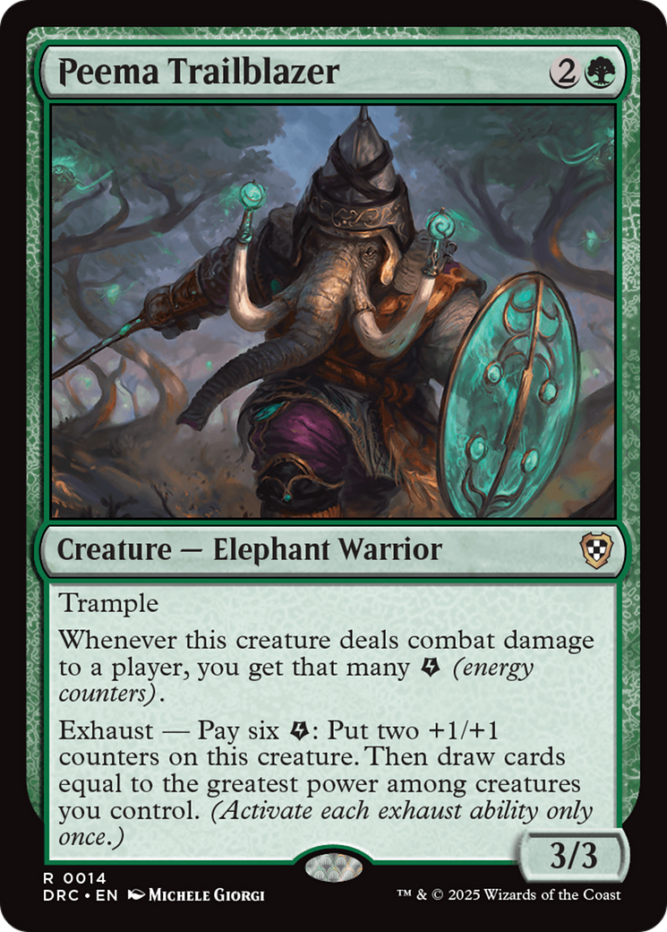 Peema Trailblazer (DRC-014) - Commander: Aetherdrift
