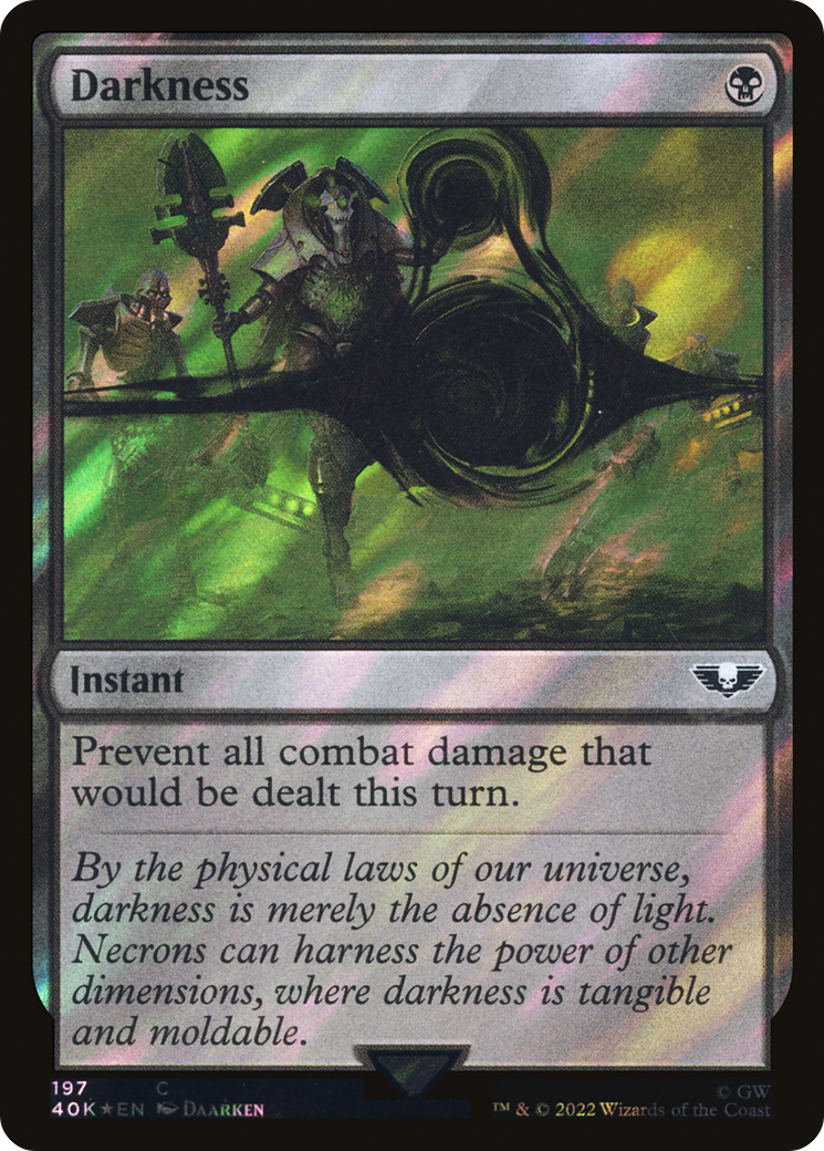 Darkness (40K-197★) - Warhammer 40,000 Commander Foil