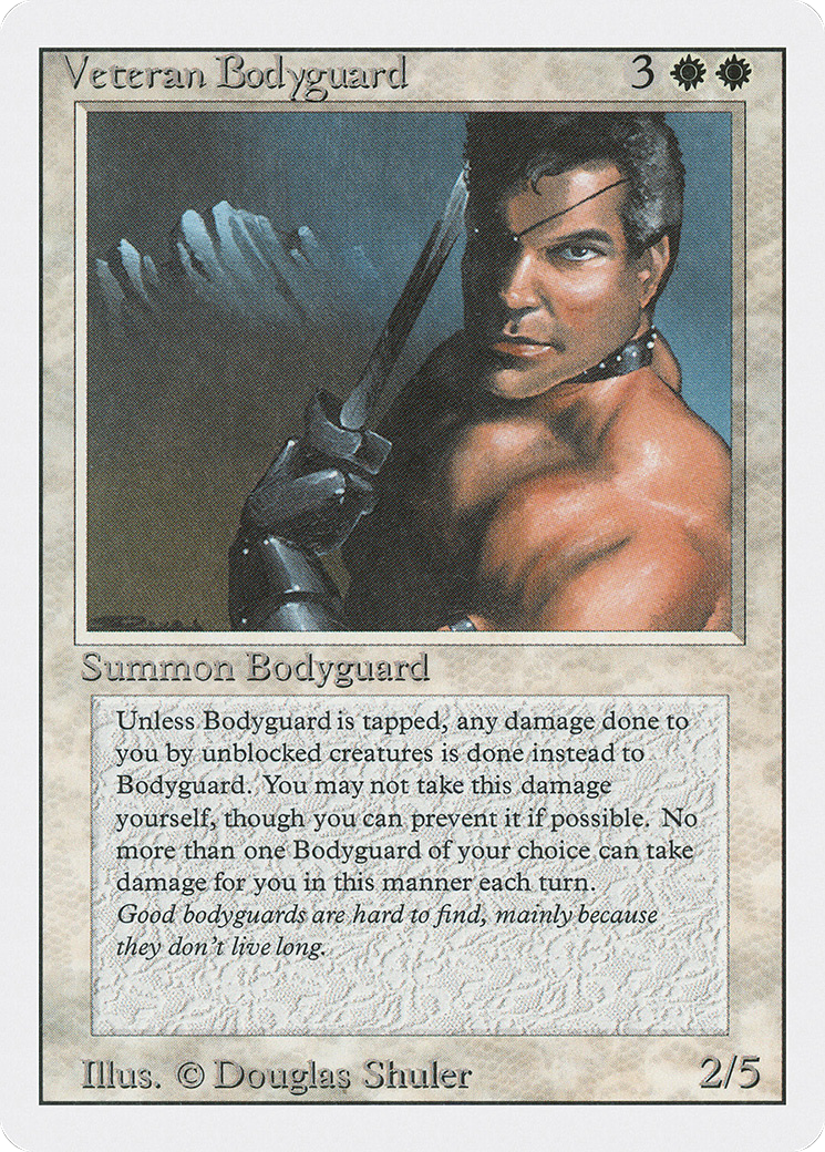 Veteran Bodyguard (3ED-042) - Revised Edition