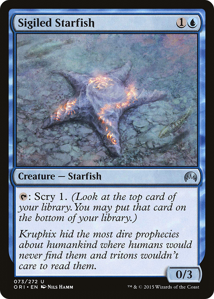 Sigiled Starfish (ORI-073) - Magic Origins