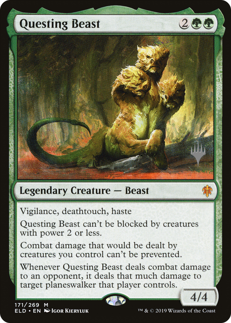 Questing Beast (PPELD-171P) - Throne of Eldraine Promos