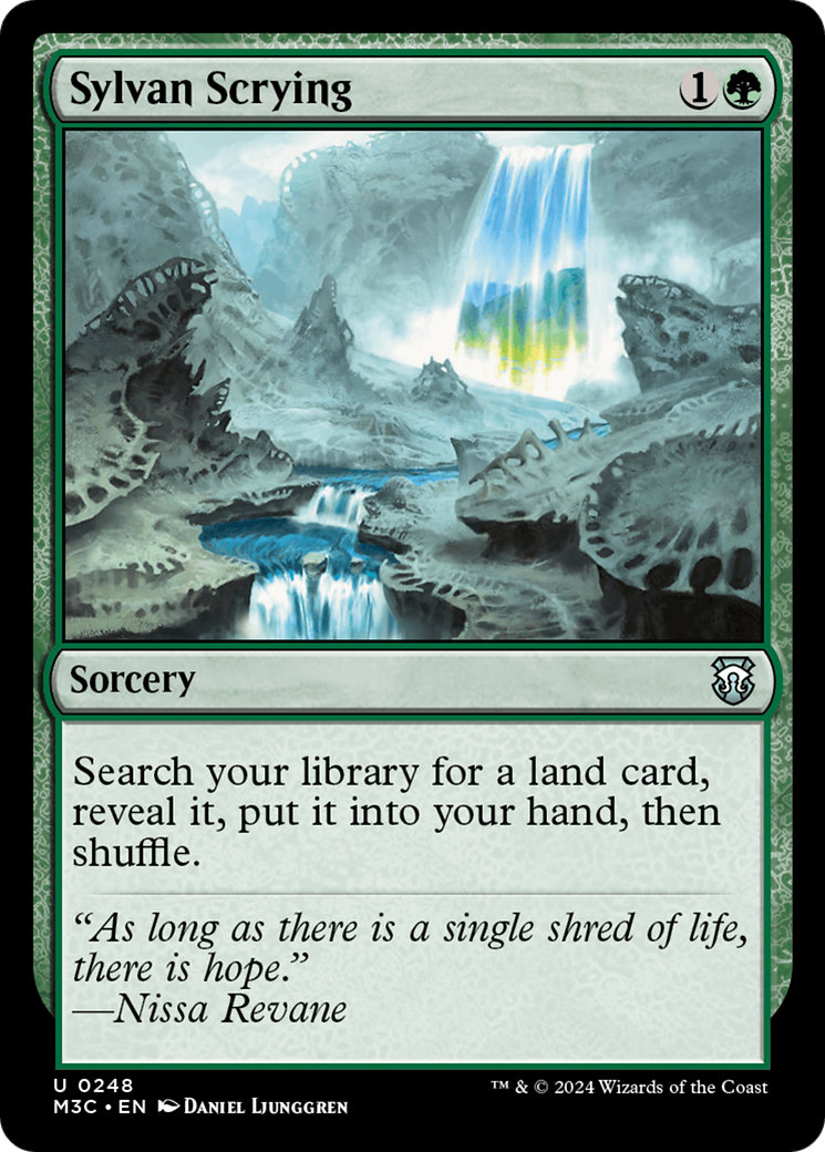 Sylvan Scrying (M3C-248) - Modern Horizons 3 Commander Foil