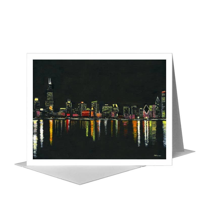 Eastern View, Chicago, Greeting Card (#7363A)
