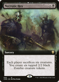 Necrotic Hex (CMR-649) - Commander Legends: (Extended Art)