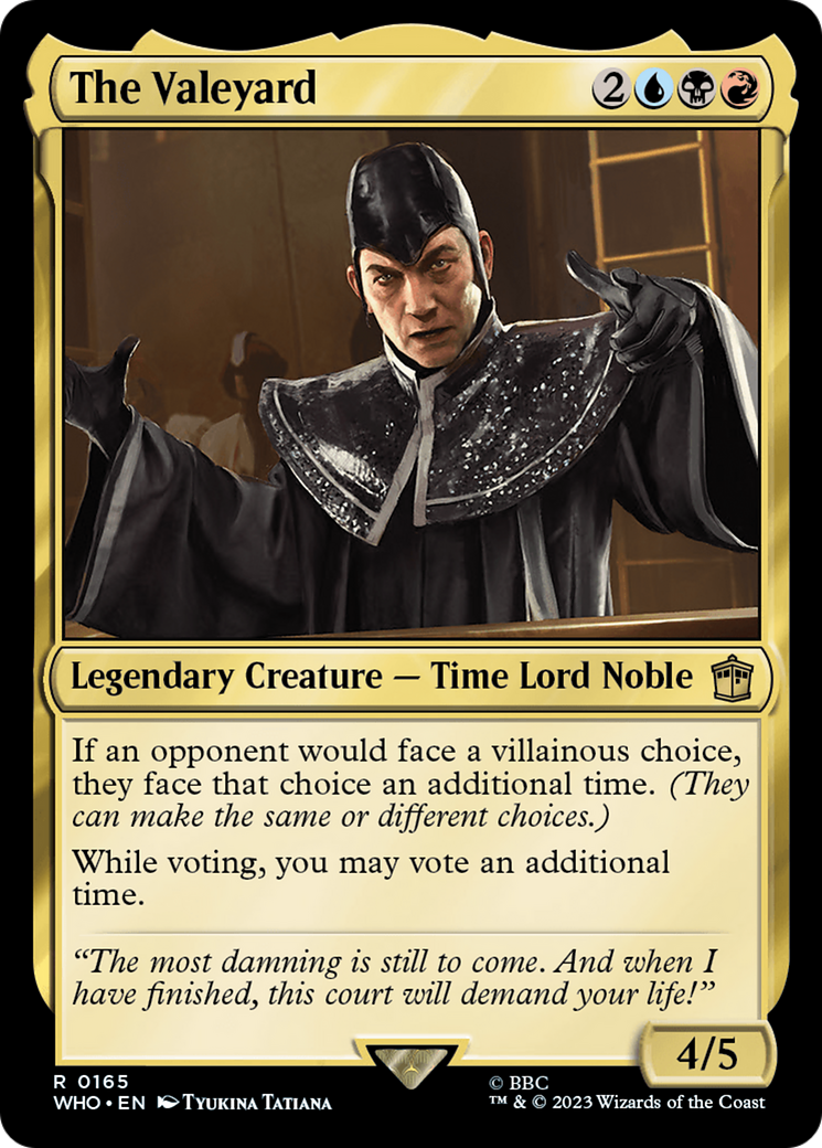 The Valeyard (WHO-165) - Doctor Who Foil