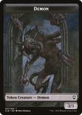 Demon (CLB-007) - Battle for Baldur's Gate Tokens Foil