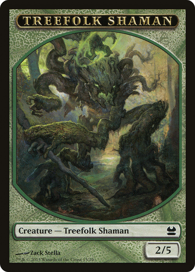 Treefolk Shaman (MMA-013) - Modern Masters Tokens
