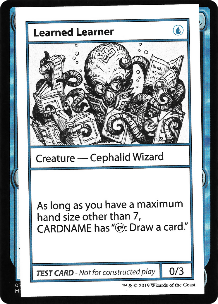 Learned Learner (CMB1-025) - Mystery Booster Playtest Cards 2021