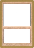 Blank Card (WCD-) - World Championship Decks 2001