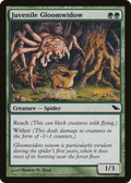 Juvenile Gloomwidow (SHM-121) - Shadowmoor