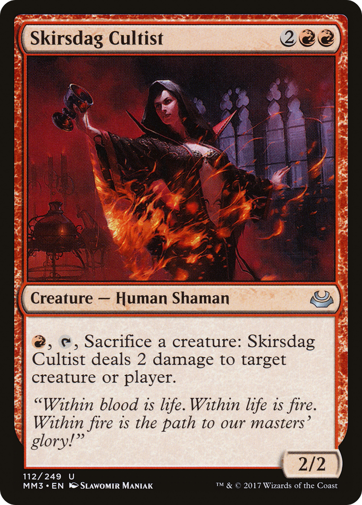 Skirsdag Cultist (MM3-112) - Modern Masters 2017