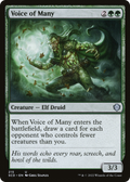 Voice of Many (SCD-215) - Starter Commander Decks