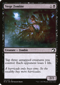 Siege Zombie (MID-121) - Innistrad: Midnight Hunt Foil