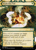 Snakeskin Veil (STA-057) - Strixhaven Mystical Archive: (Showcase) (Borderless) Foil