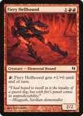 Fiery Hellhound (DDI-049) - Duel Decks: Venser vs. Koth