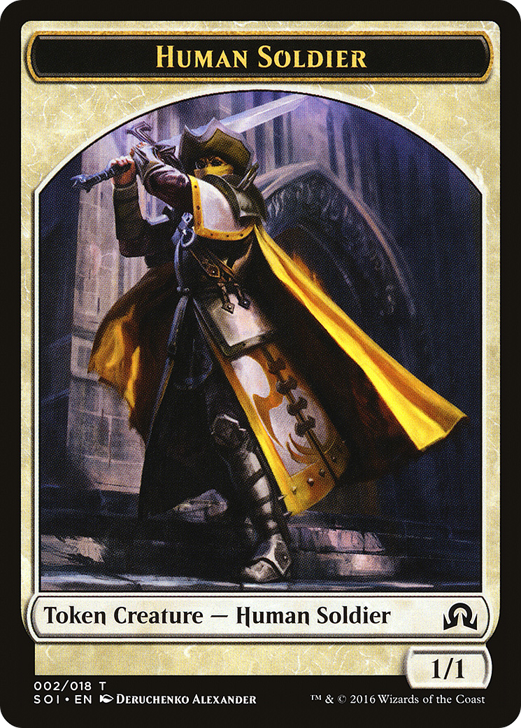 Human Soldier (SOI-002) - Shadows over Innistrad Tokens