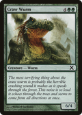 Craw Wurm (10E-257) - Tenth Edition