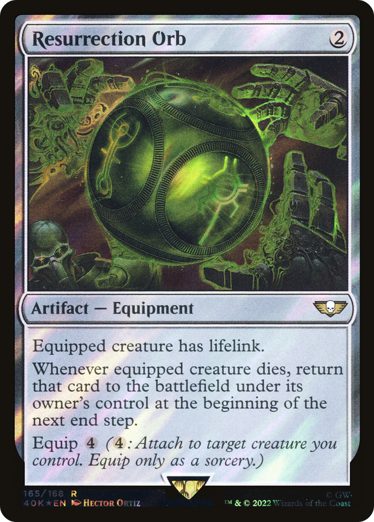 Resurrection Orb (40K-165★) - Warhammer 40,000 Commander Foil