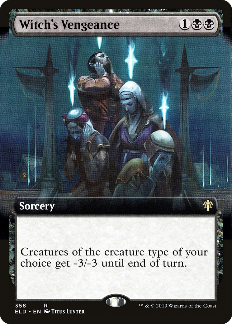 Witch's Vengeance (ELD-358) - Throne of Eldraine: (Extended Art)