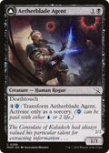 Aetherblade Agent // Gitaxian Mindstinger (MOM-088) - March of the Machine Foil