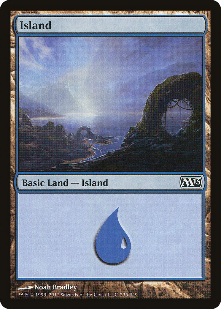 Island (M13-235) - Magic 2013