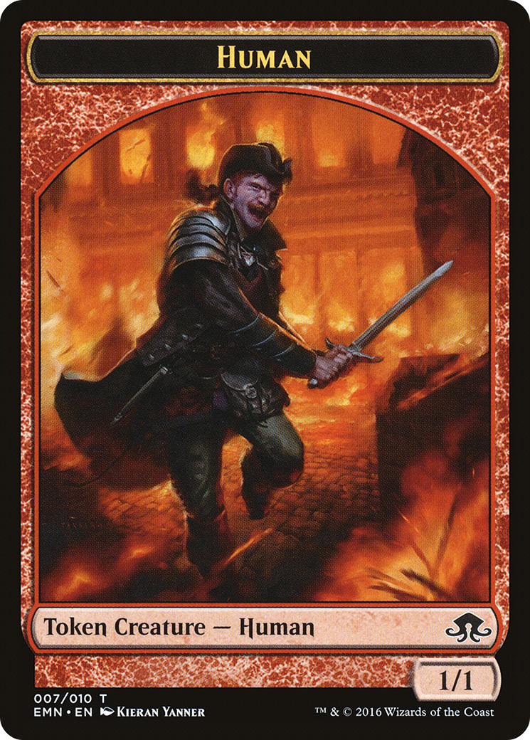 Human (EMN-007) - Eldritch Moon Tokens