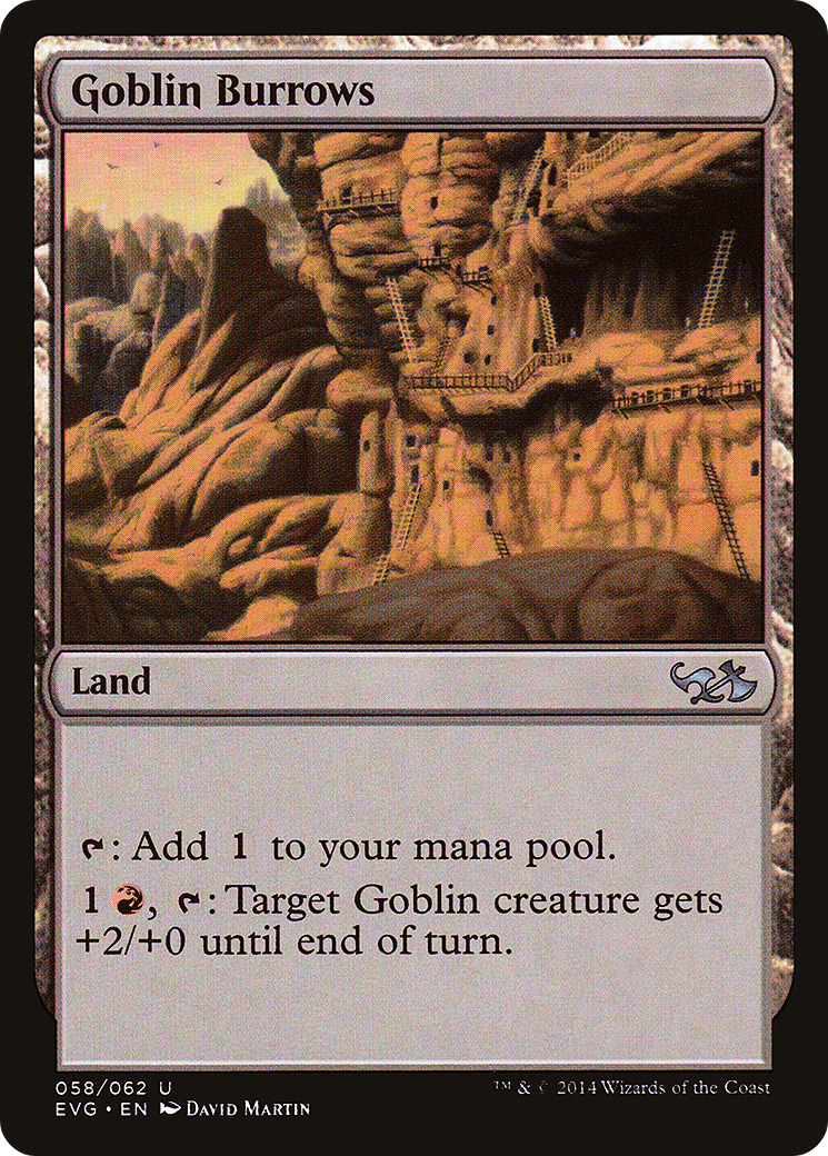 Goblin Burrows (DD3-058) - Duel Decks Anthology: Elves vs. Goblins