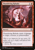 Thundering Rebuke (ZNR-170) - Zendikar Rising Foil