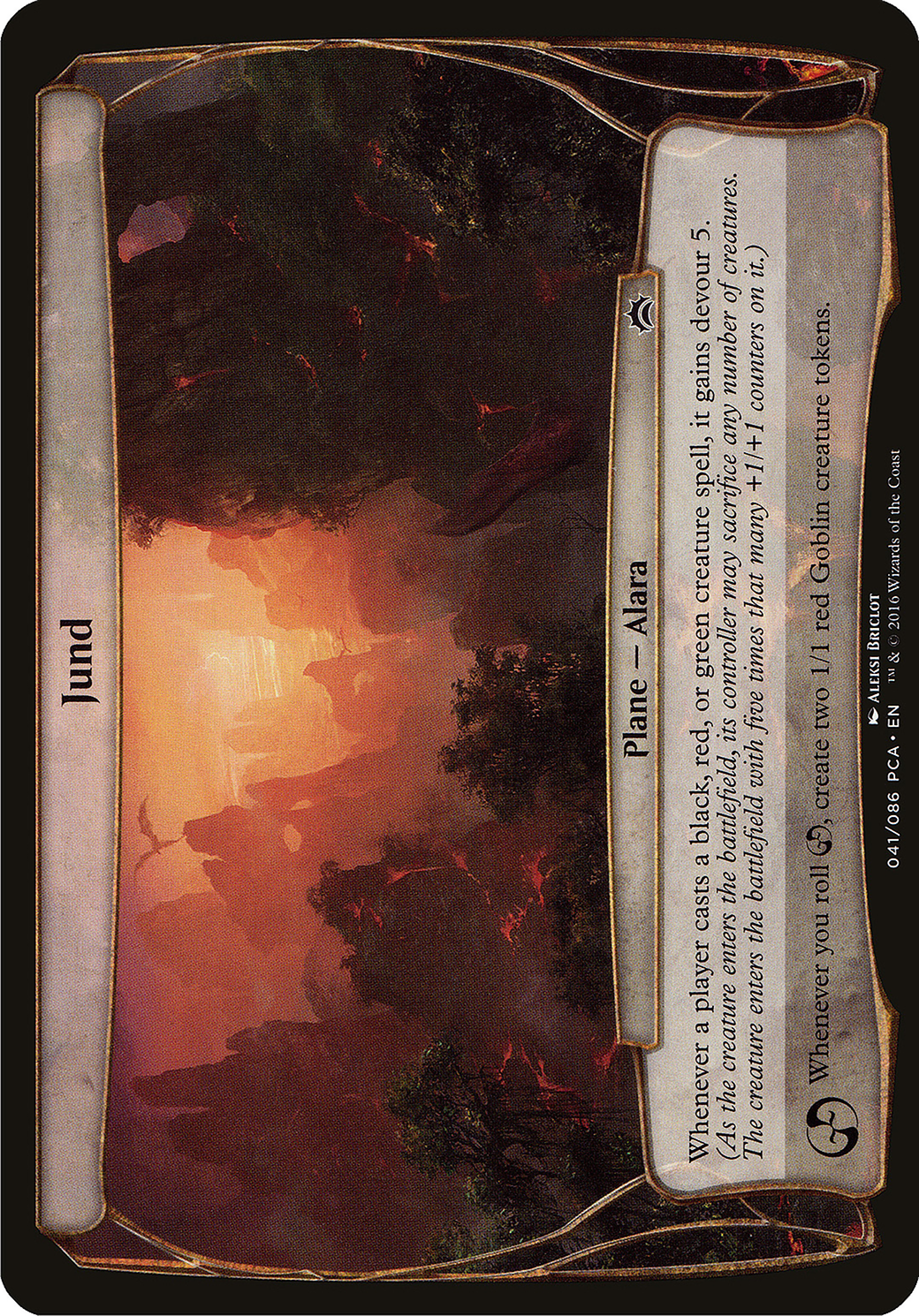 Jund (OVER-041) - Planechase Anthology Planes