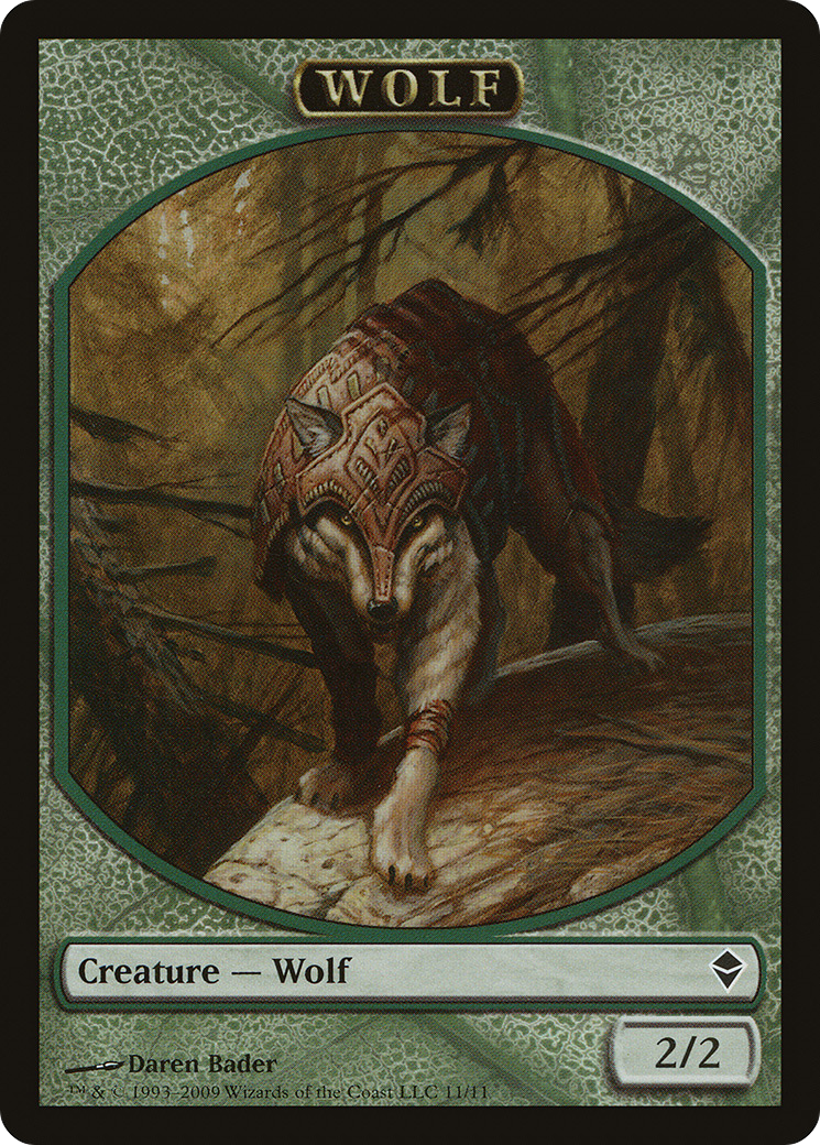 Wolf (ZEN-011) - Zendikar Tokens