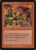 Goblin War Strike (SCG-096) - Scourge Foil