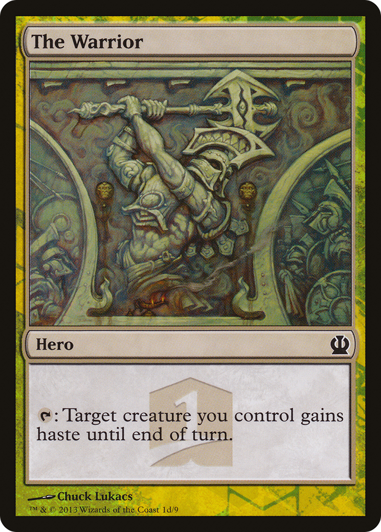 The Warrior (HERO-01D) - Theros Hero's Path