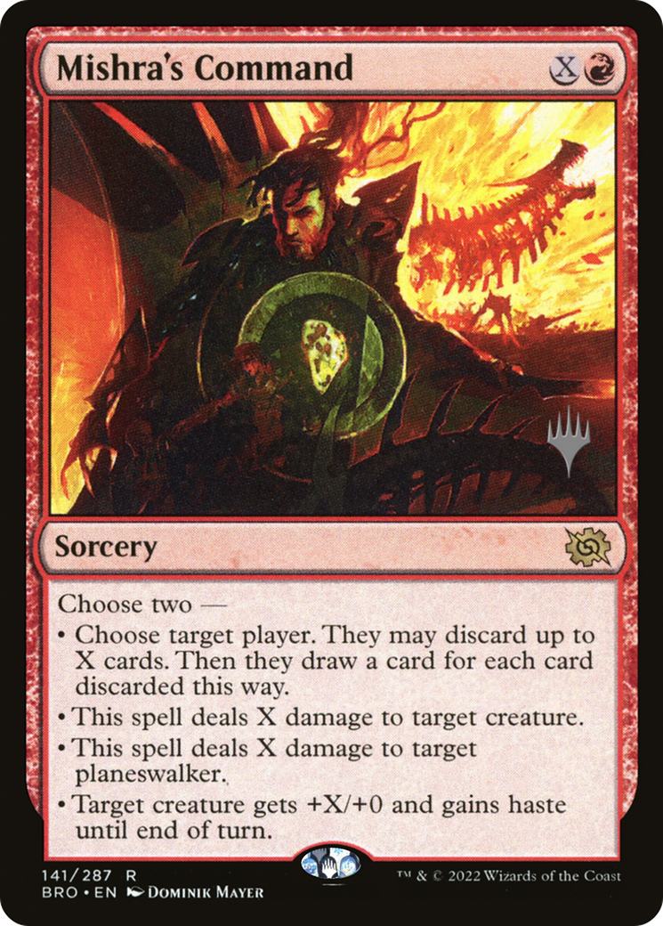 Mishra's Command (PPBRO-141P) - The Brothers' War Promos Foil
