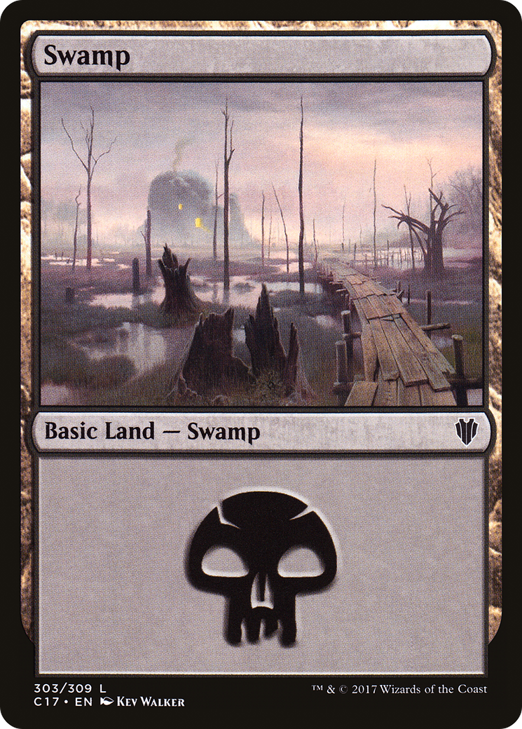 Swamp (C17-303) - Commander 2017