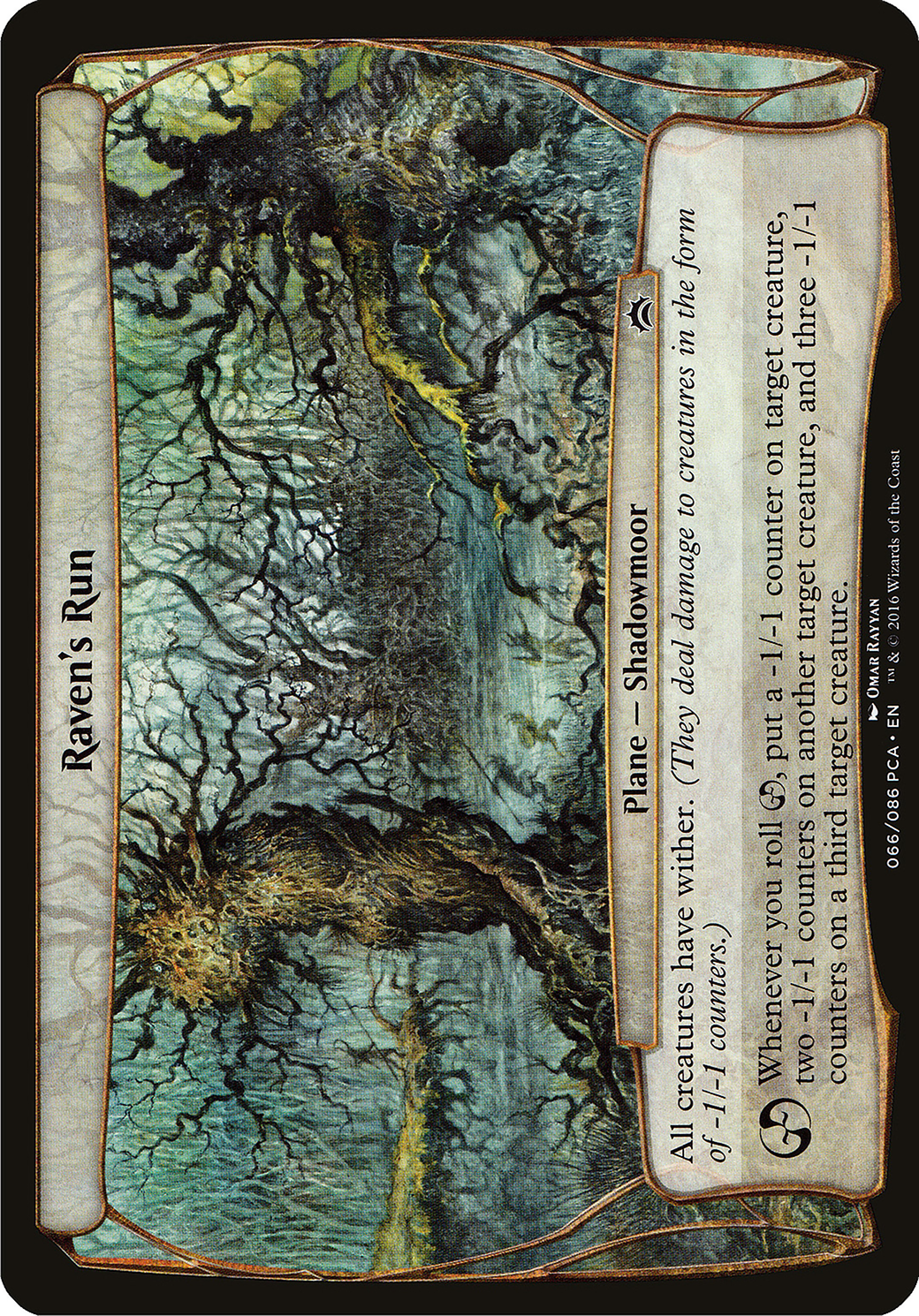 Raven's Run (OVER-066) - Planechase Anthology Planes