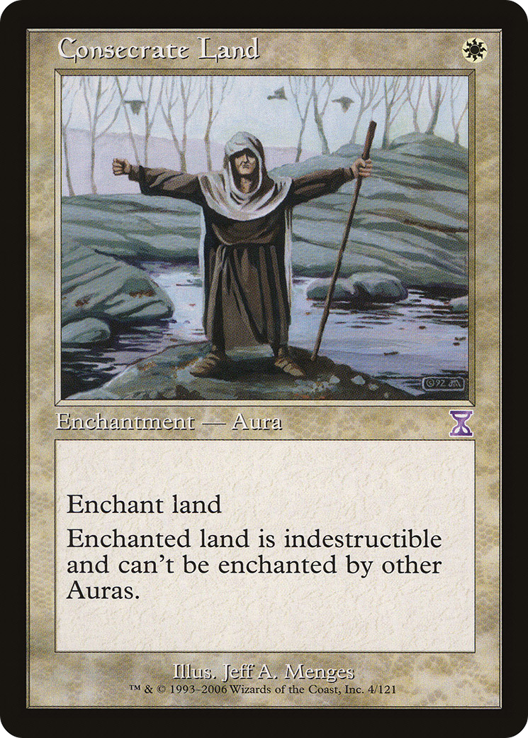 Consecrate Land (TSB-004) - Time Spiral Timeshifted Foil