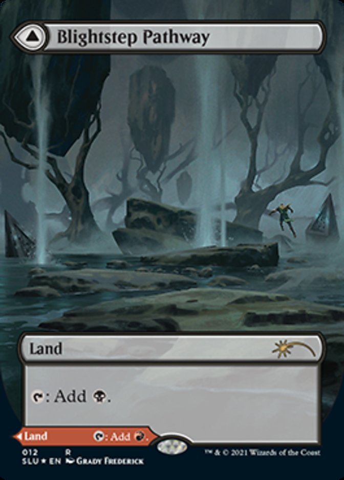 Blightstep Pathway // Searstep Pathway (SLU-012) - Secret Lair: Ultimate Edition: (Showcase) (Borderless) Foil