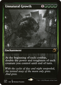 Unnatural Growth (DBL-206) - Innistrad: Double Feature Foil