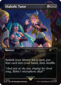 Diabolic Tutor (SLD-1592) - Secret Lair Drop (Borderless) Foil