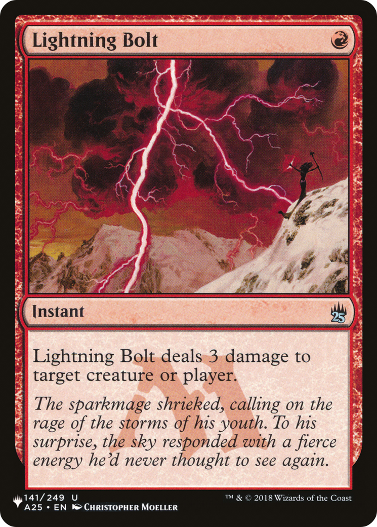 Lightning Bolt (LIST-A25-141) - The List