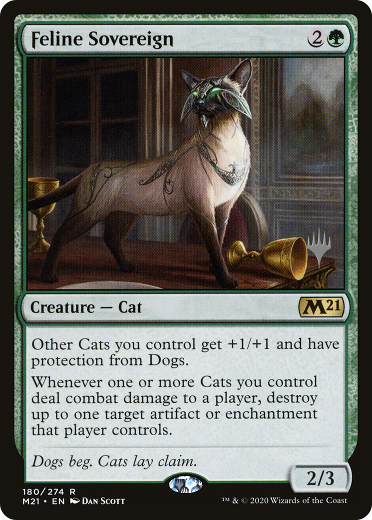 Feline Sovereign (PPM21-180P) - Core Set 2021 Promos
