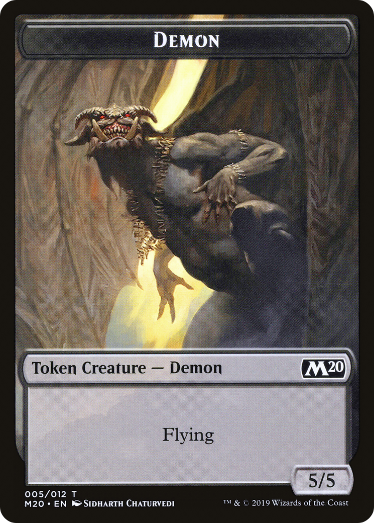 Demon (M20-005) - Core Set 2020 Tokens