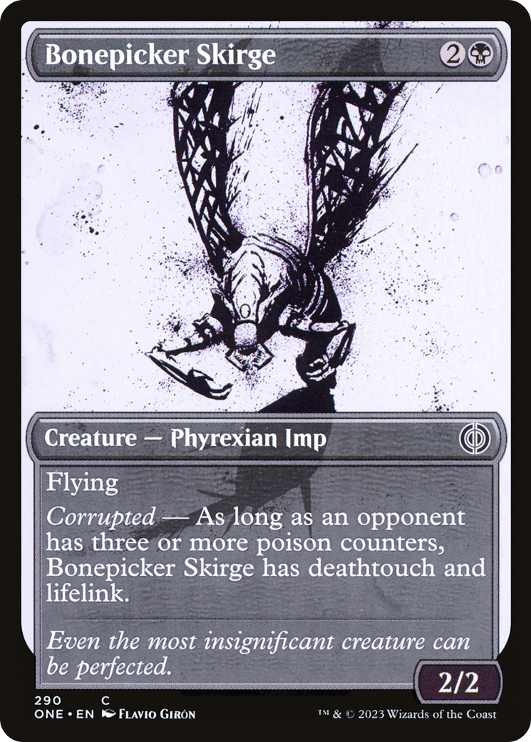 Bonepicker Skirge (ONE-290) - Phyrexia: All Will Be One: (Showcase)