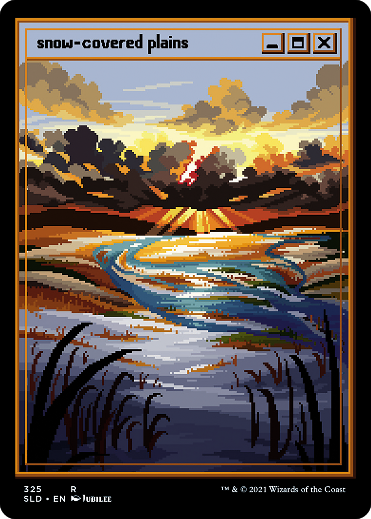 Snow-Covered Plains (SLD-325) - Secret Lair Drop