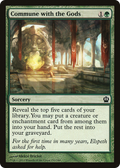 Commune with the Gods (THS-155) - Theros Foil