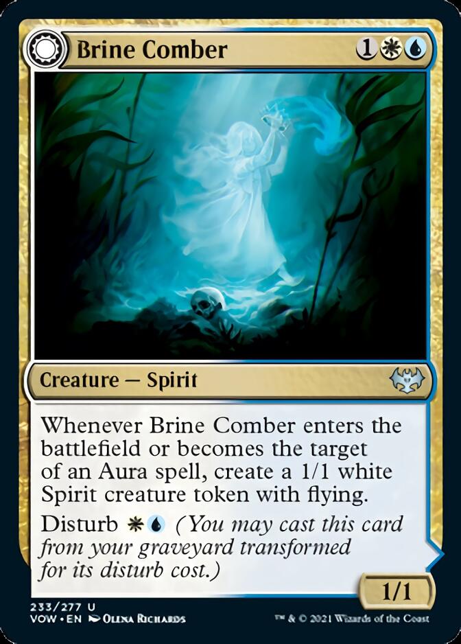 Brine Comber // Brinebound Gift (VOW-233) - Innistrad: Crimson Vow: (Double Faced Transform)