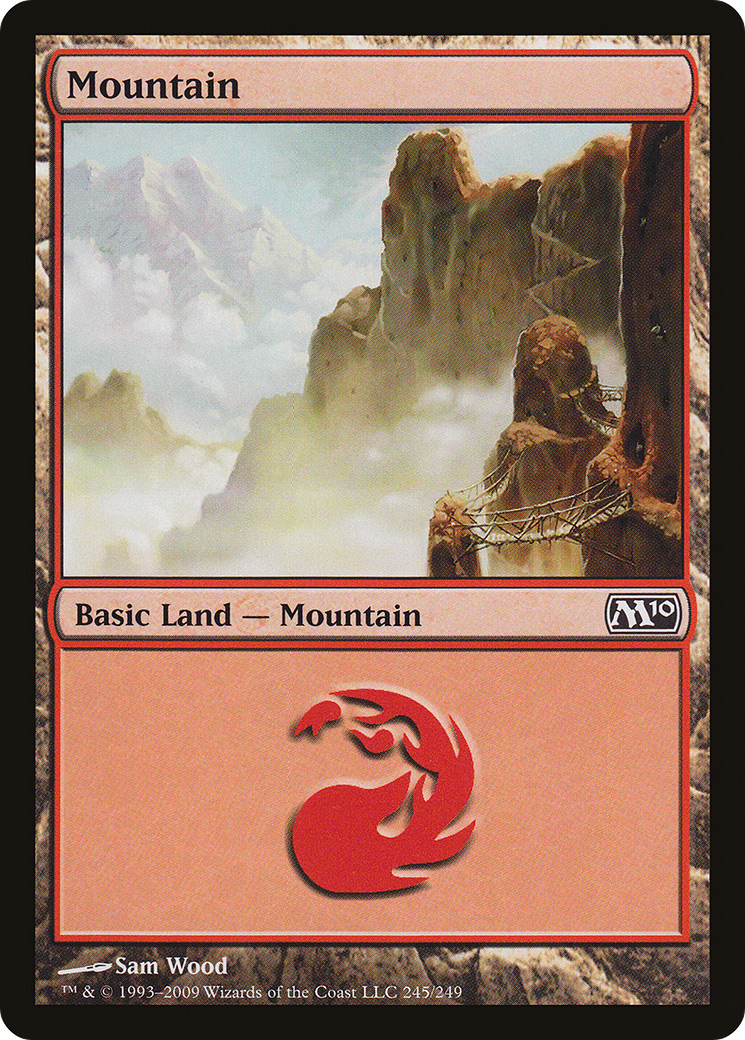 Mountain (M10-245) - Magic 2010 Foil
